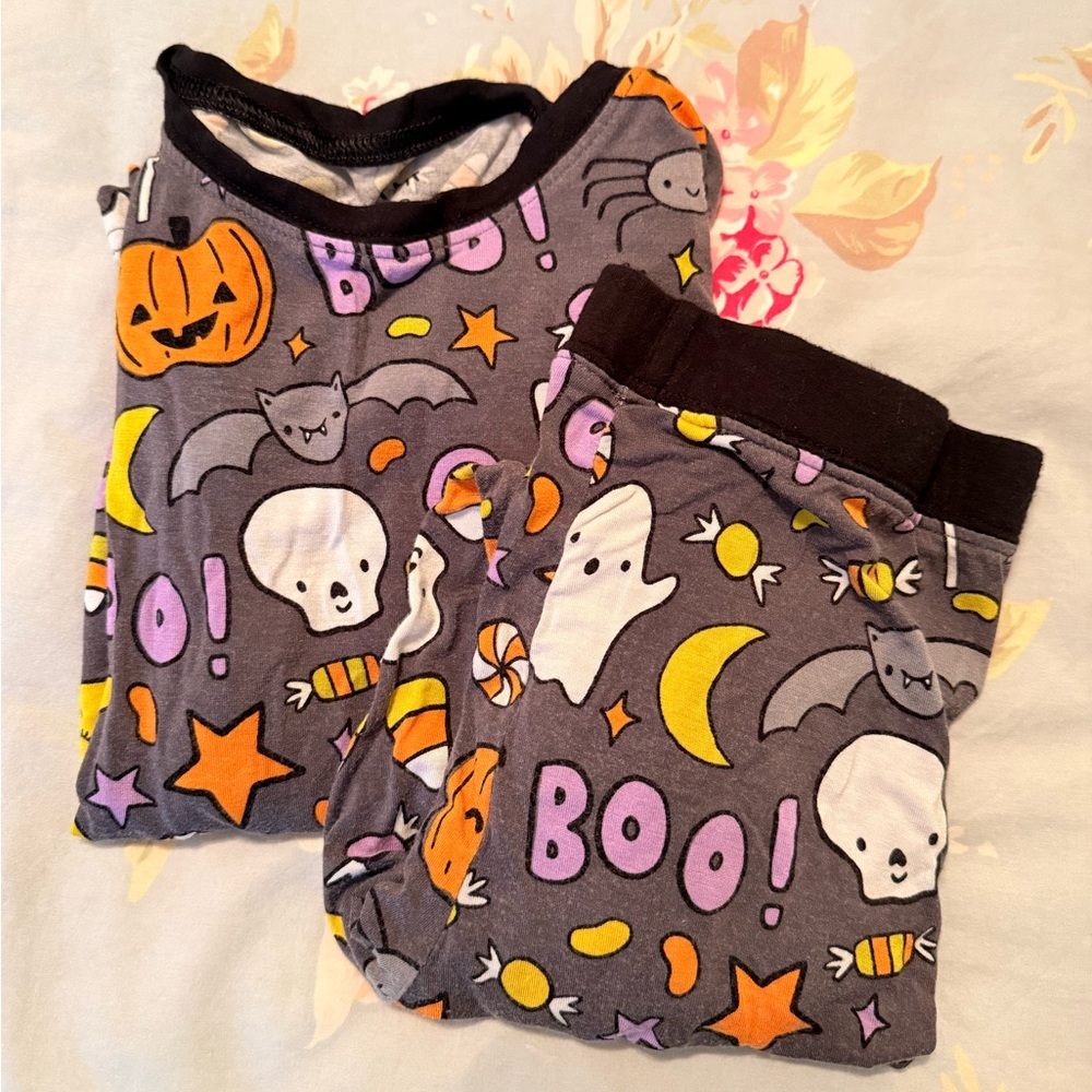 Little Sleepies Halloween Themed Pajama Set Size 3T